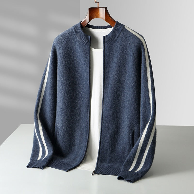Men's Wool Cardigan Sweater