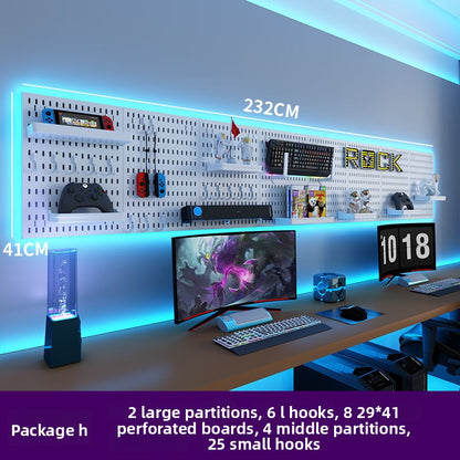 Modular Storage Pegboard Panels