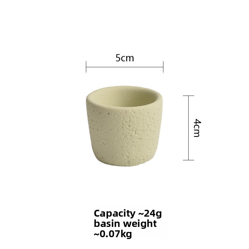 Cement Candle Holder Cup Empty Container