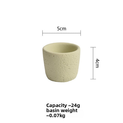 Cement Candle Holder Cup Empty Container