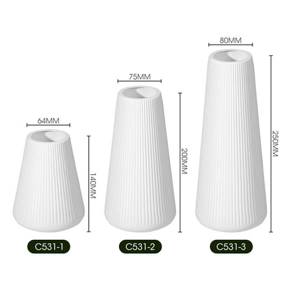 Nordic Style Geometric Flower Vase for Home Decor