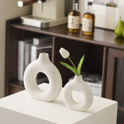 Creative Ceramic Vase Circle Vase