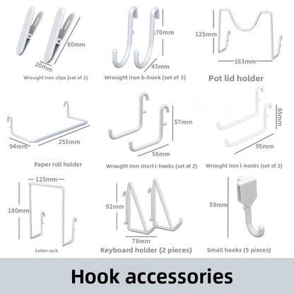 Hole panel accessory combination board