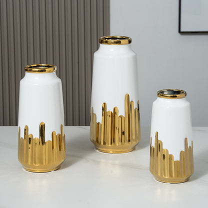 Electroplated Ceramic Vase Decor