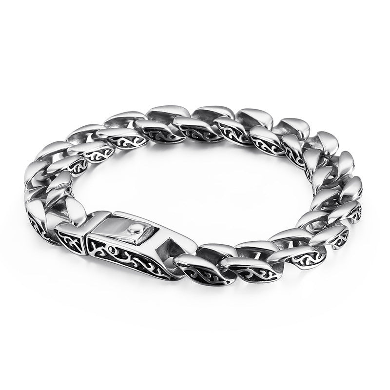 Men's titanium steel bracelet