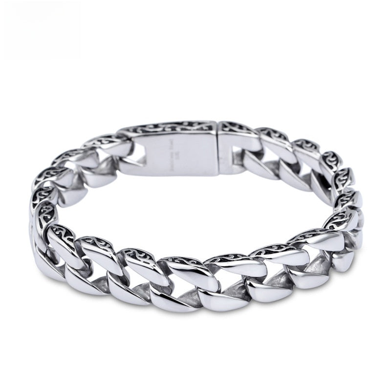 Men's titanium steel bracelet