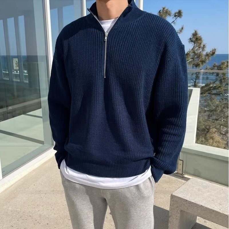 Knitted halfzip Sweater