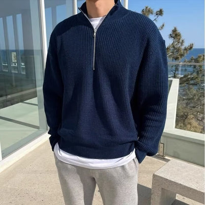 Knitted halfzip Sweater