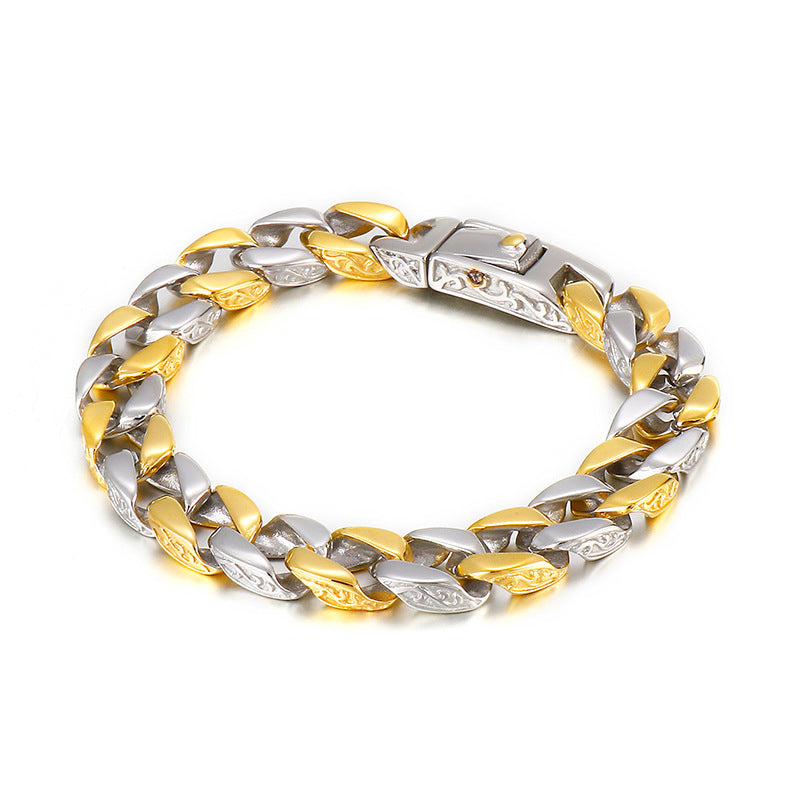 Men's titanium steel bracelet