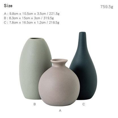 Nordic Morandi Ceramic Vase
