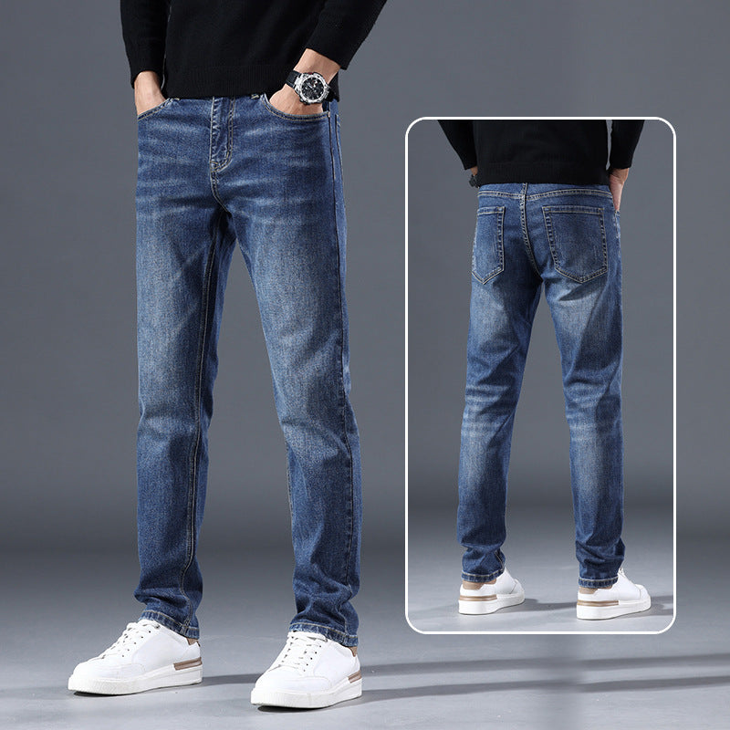 Men's straight-leg jeans