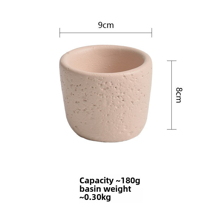 Cement Candle Holder Cup Empty Container