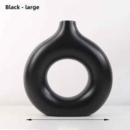 Creative Ceramic Vase Circle Vase