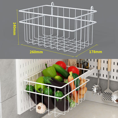 Modular Perforated Wall Panel Storage System