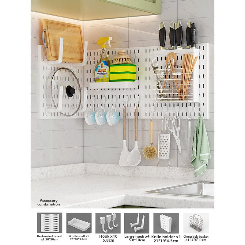 Modular Storage Pegboard Panels