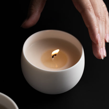 Minimalist Ceramic Candle Holder