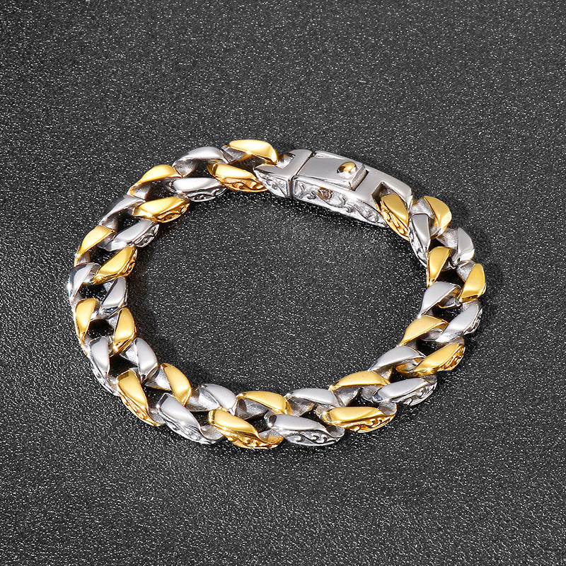 Men's titanium steel bracelet