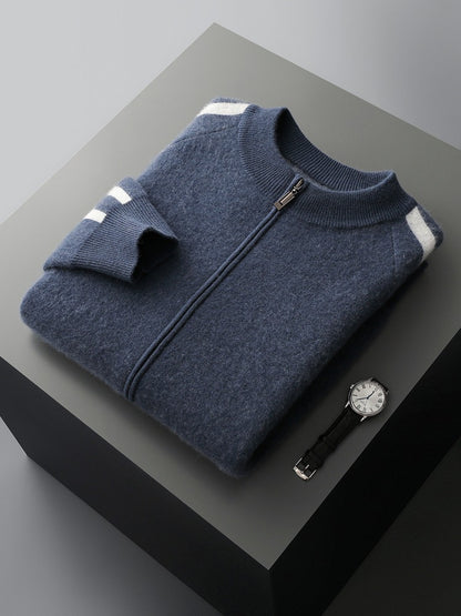 Men's Wool Cardigan Sweater