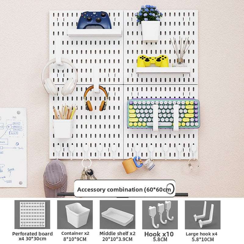 Hole panel accessory combination board