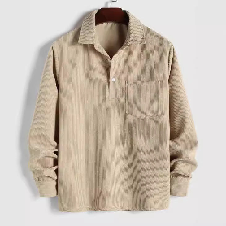 Men's Long-Sleeved Shirt.