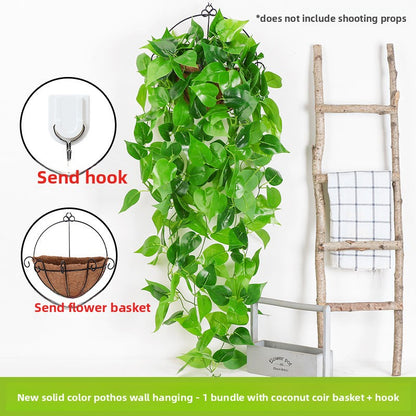 Artificial Wall-Mounted Green Plants