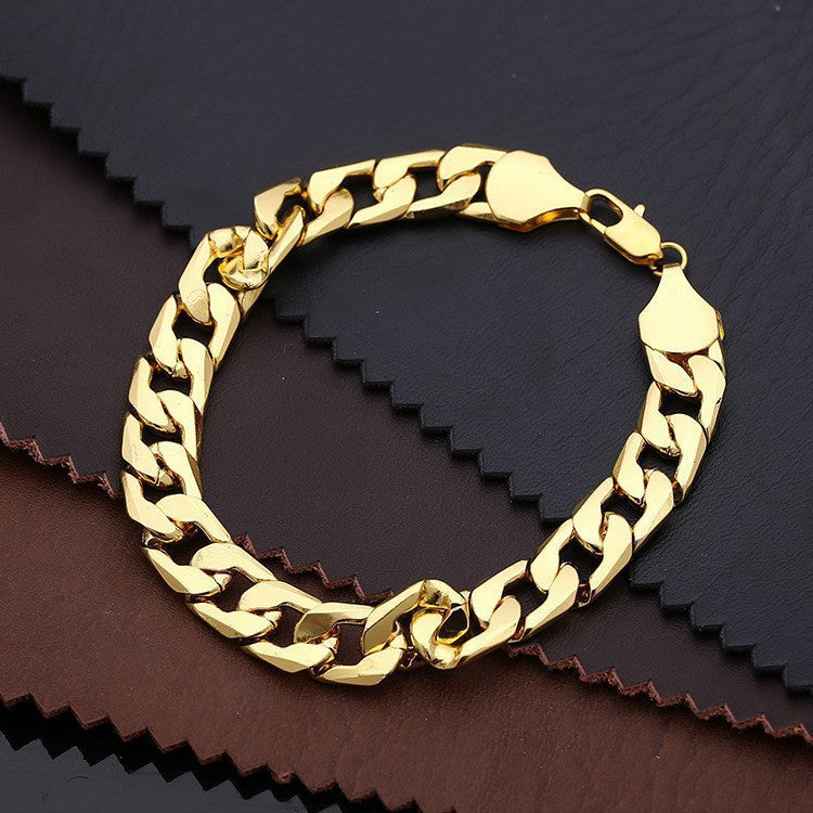 Men's side bracelet necklace