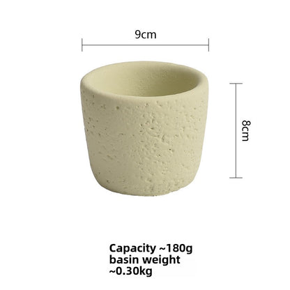 Cement Candle Holder Cup Empty Container