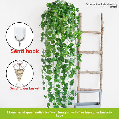 Artificial Wall-Mounted Green Plants