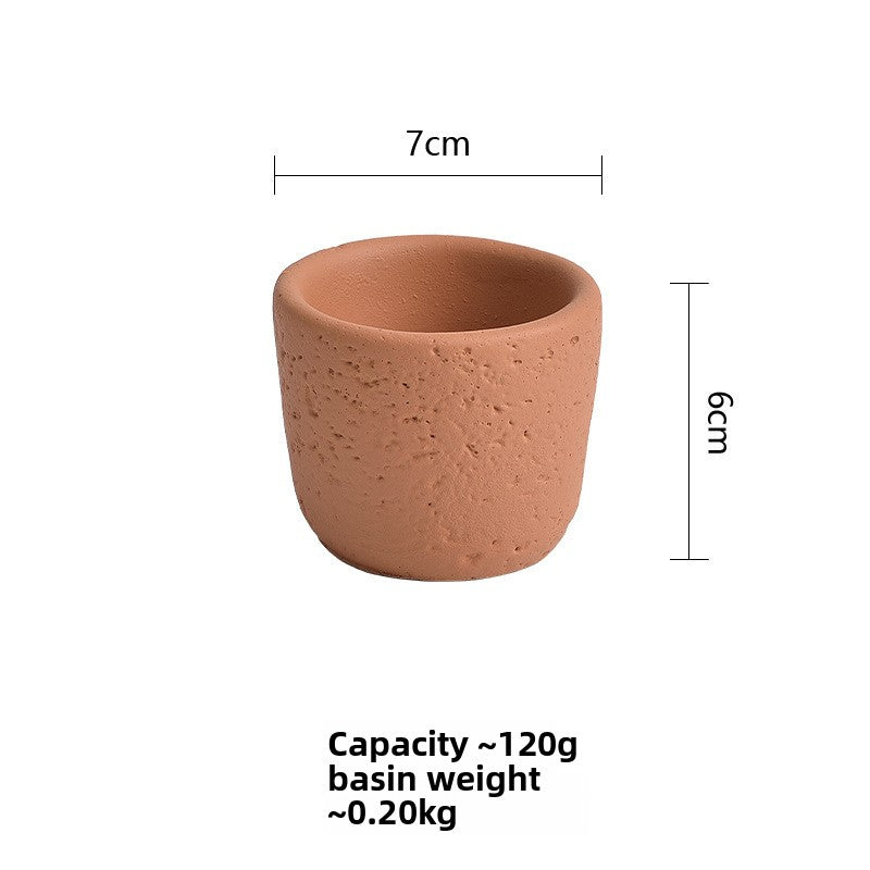 Cement Candle Holder Cup Empty Container