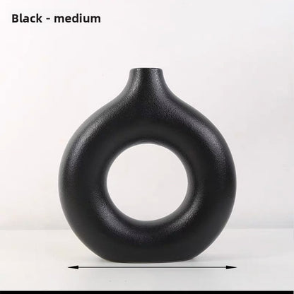 Creative Ceramic Vase Circle Vase