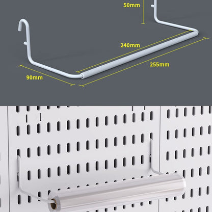 Modular Perforated Wall Panel Storage System