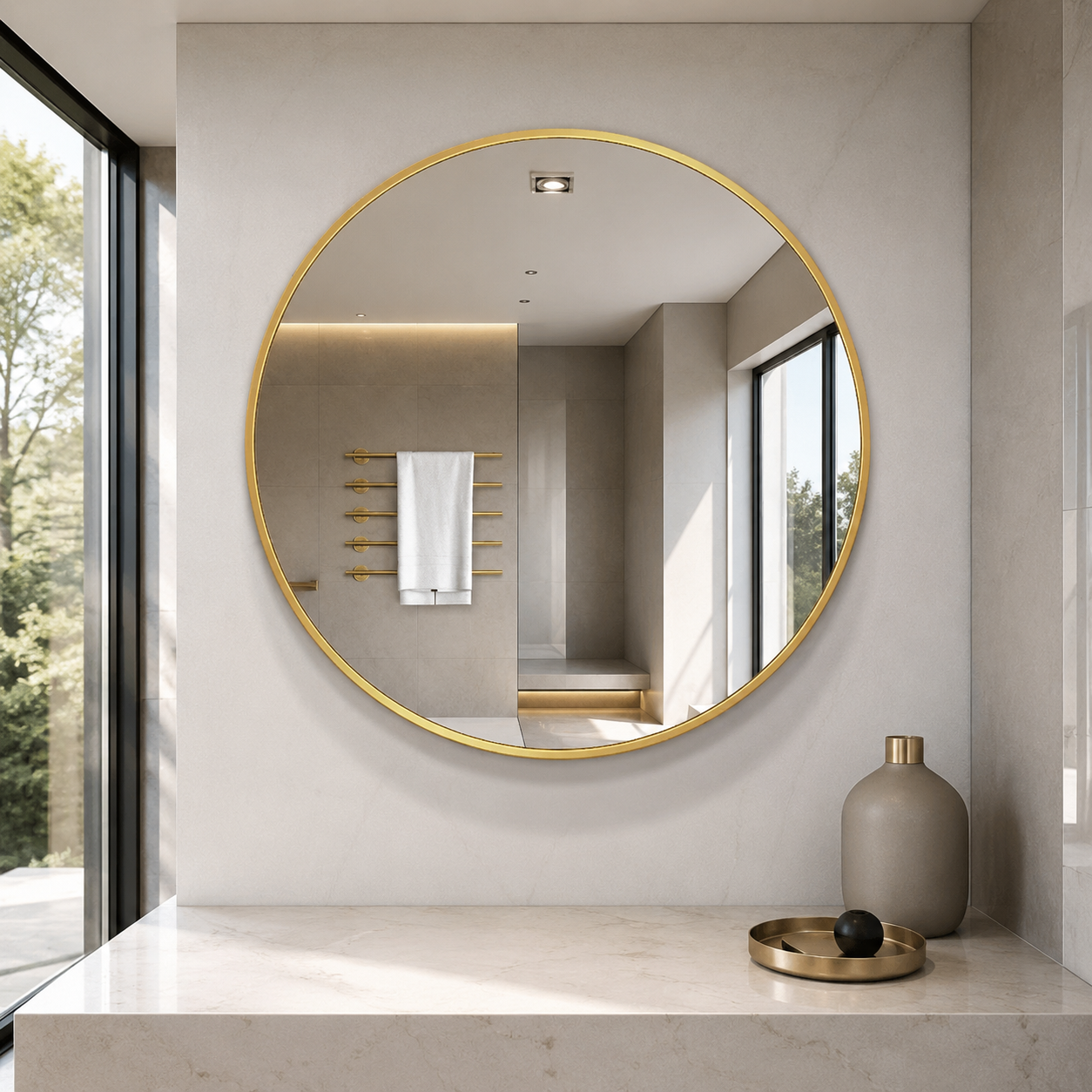 LED Round Wall Mirror