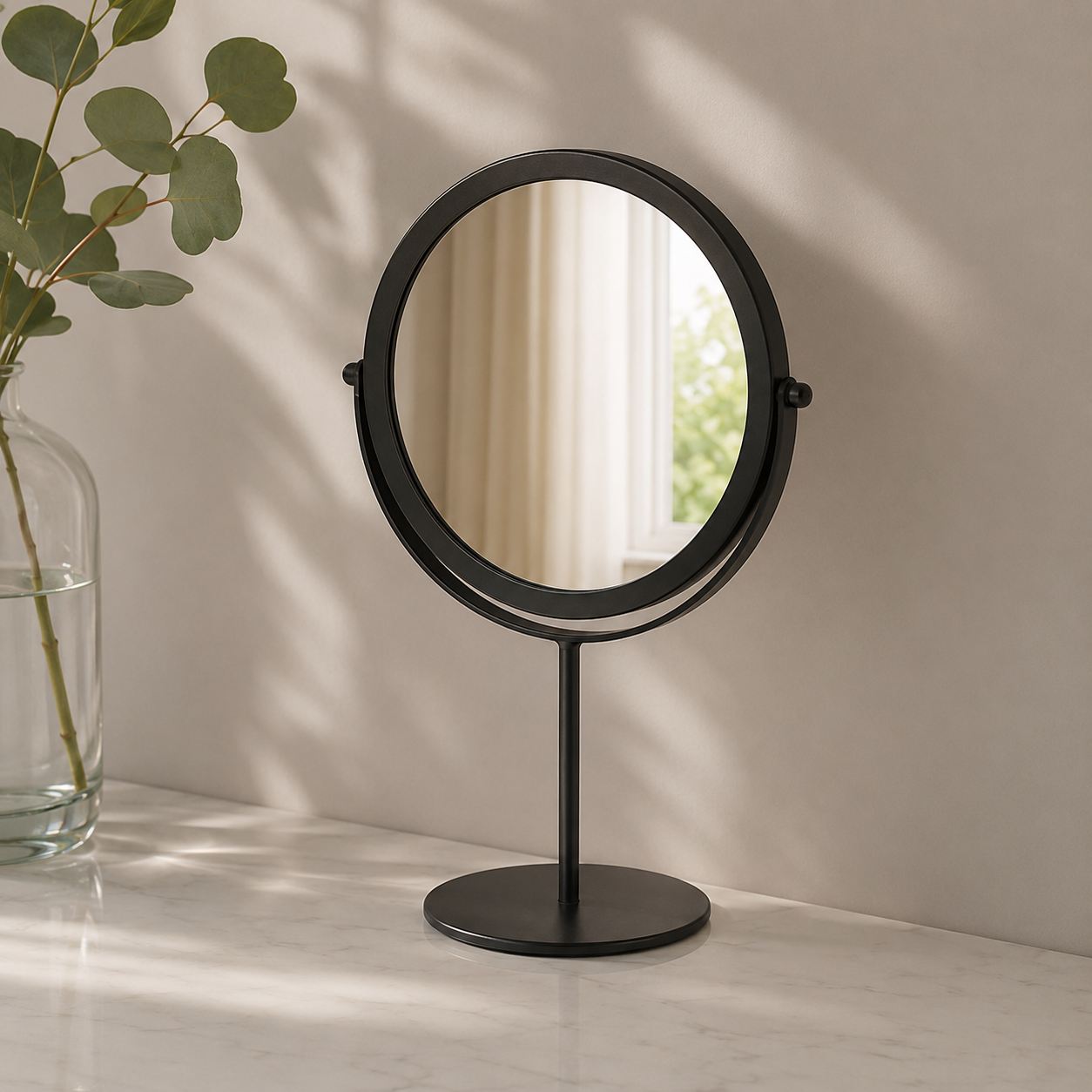 round makeup mirror