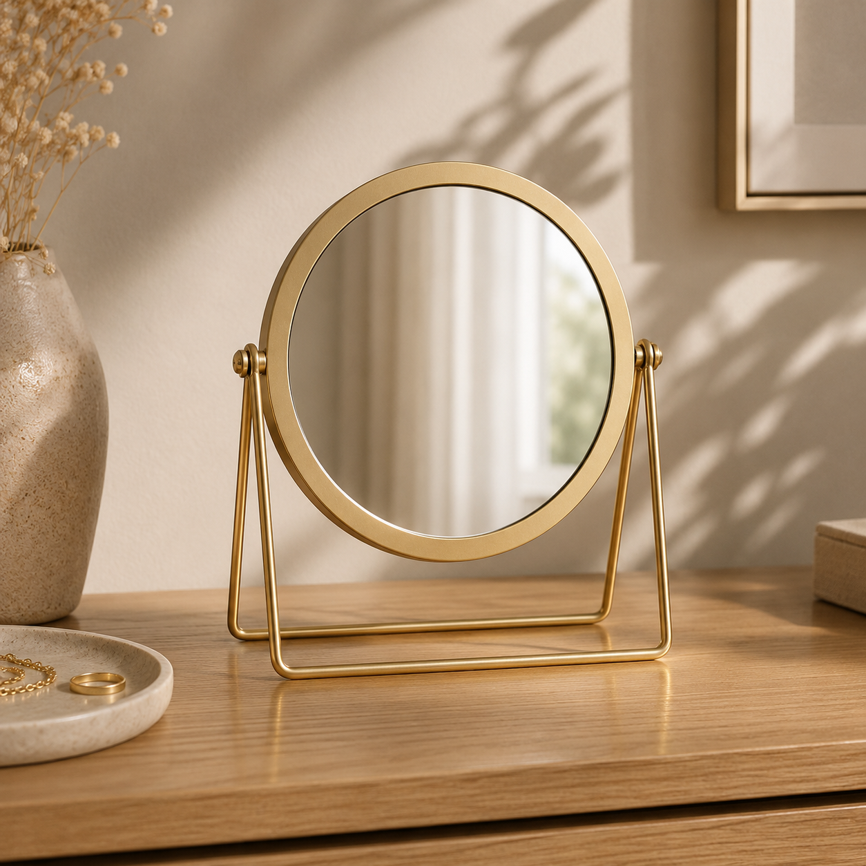 round makeup mirror