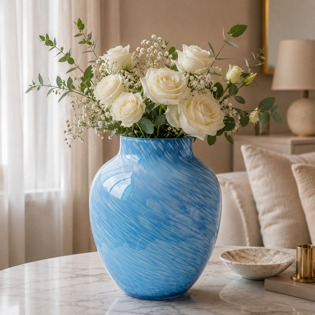 Pattern Glass Vase