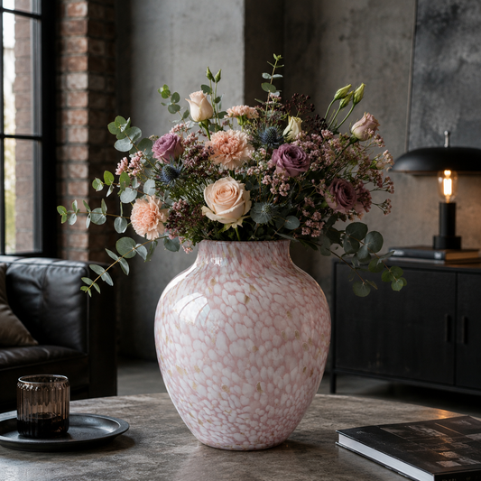 Pattern Glass Vase