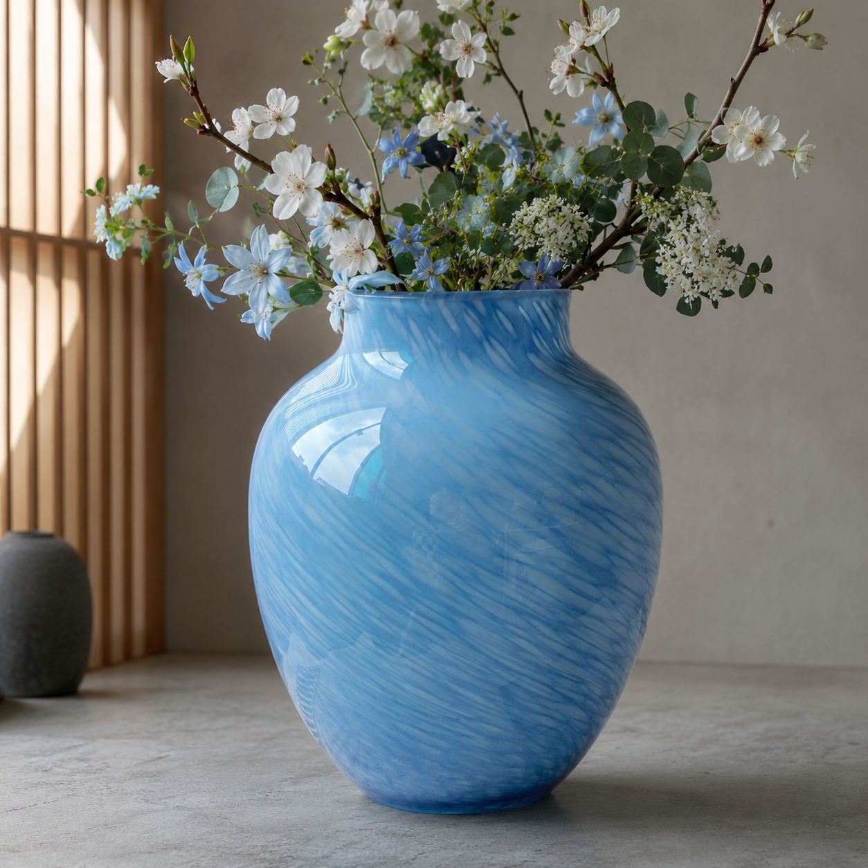 Pattern Glass Vase