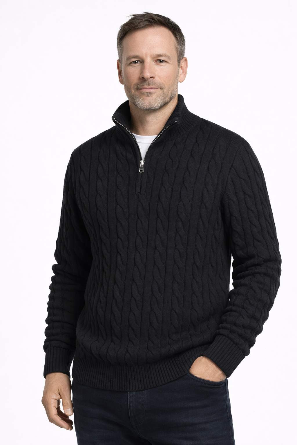 maglione da uomo lavorato a maglia 