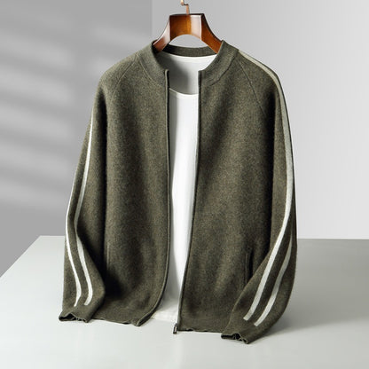 Men's Wool Cardigan Sweater