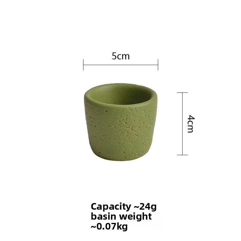 Cement Candle Holder Cup Empty Container