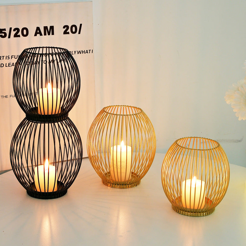 Candle Holder Base Iron Nordic Decor
