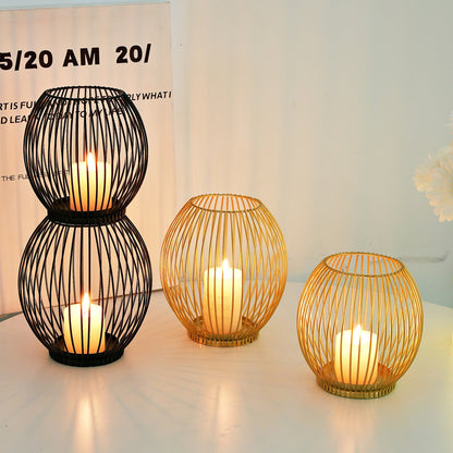 Candle Holder Base Iron Nordic Decor