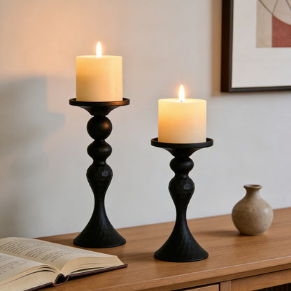 Hammered Iron Candle Holder European Home Decor