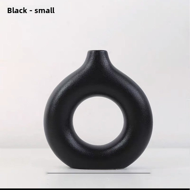 Creative Ceramic Vase Circle Vase