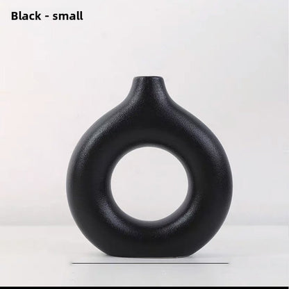 Creative Ceramic Vase Circle Vase