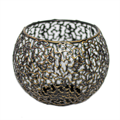 Metal Iron Candle Holder Cover Ornament