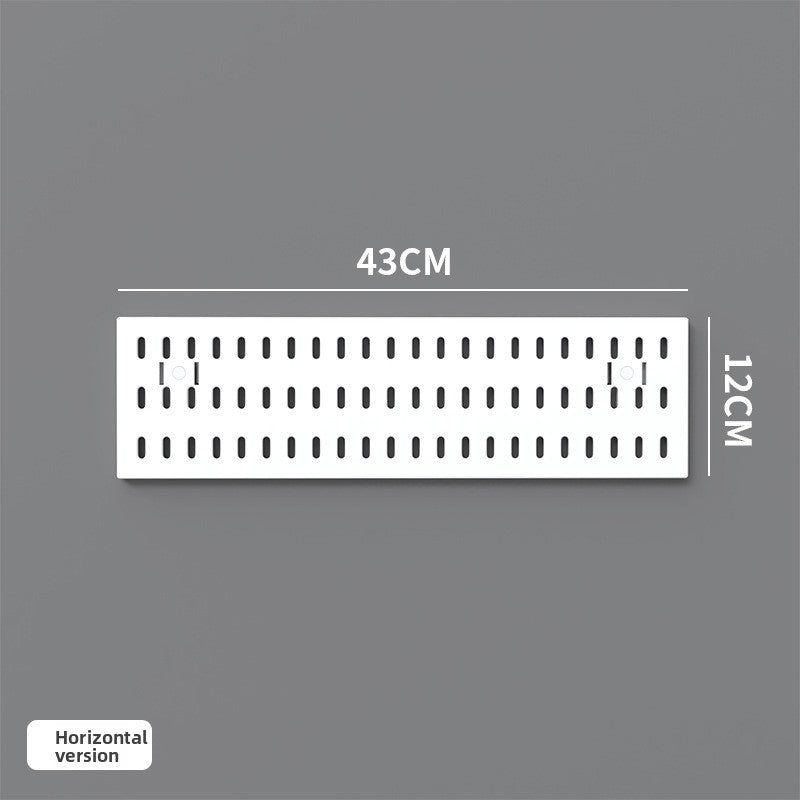 Modular Perforated Wall Panel Storage System