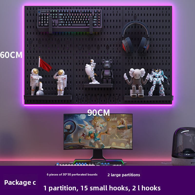 Modular Storage Pegboard Panels