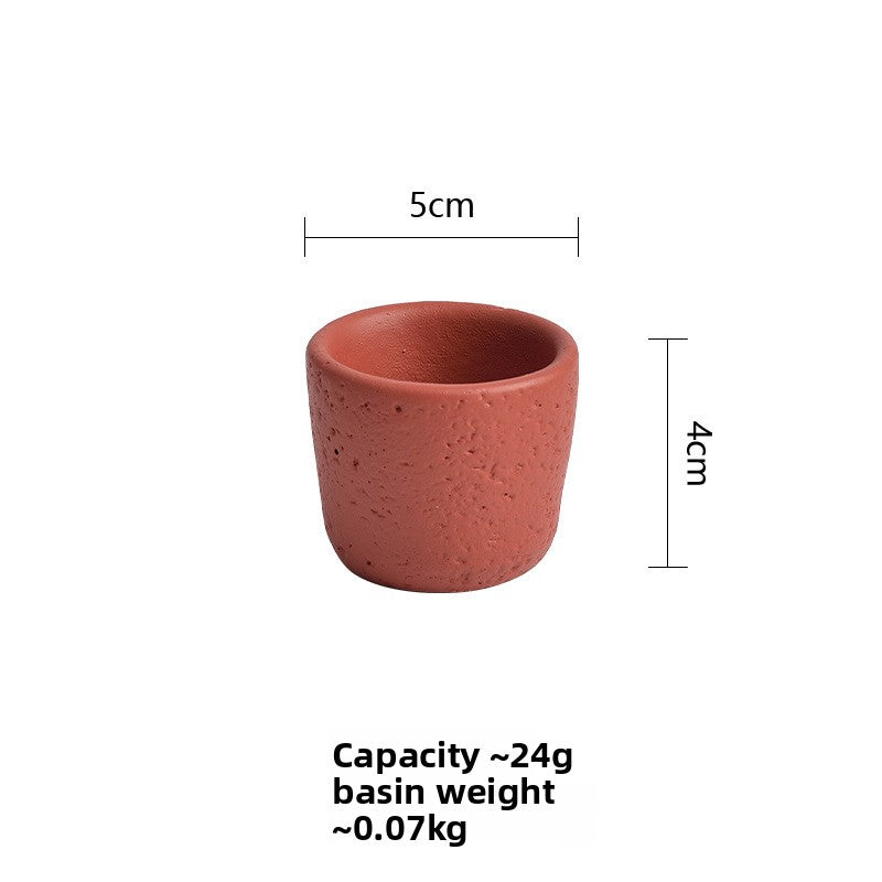 Cement Candle Holder Cup Empty Container