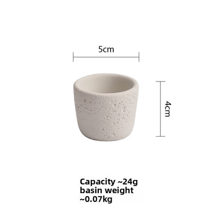 Cement Candle Holder Cup Empty Container